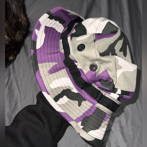 Purple Camo Bucket Hat - Picture 1 of 3